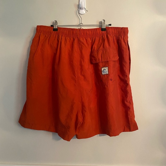 Original Island Sport Mens Orange Key Largo Swim Trunks board Shorts Sz XXL - Picture 1 of 6